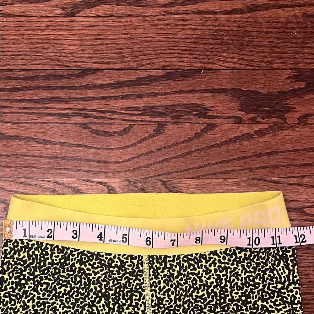 Nike Women's Athletic Shorts in Black and Gold Print - Picture 5 of 9